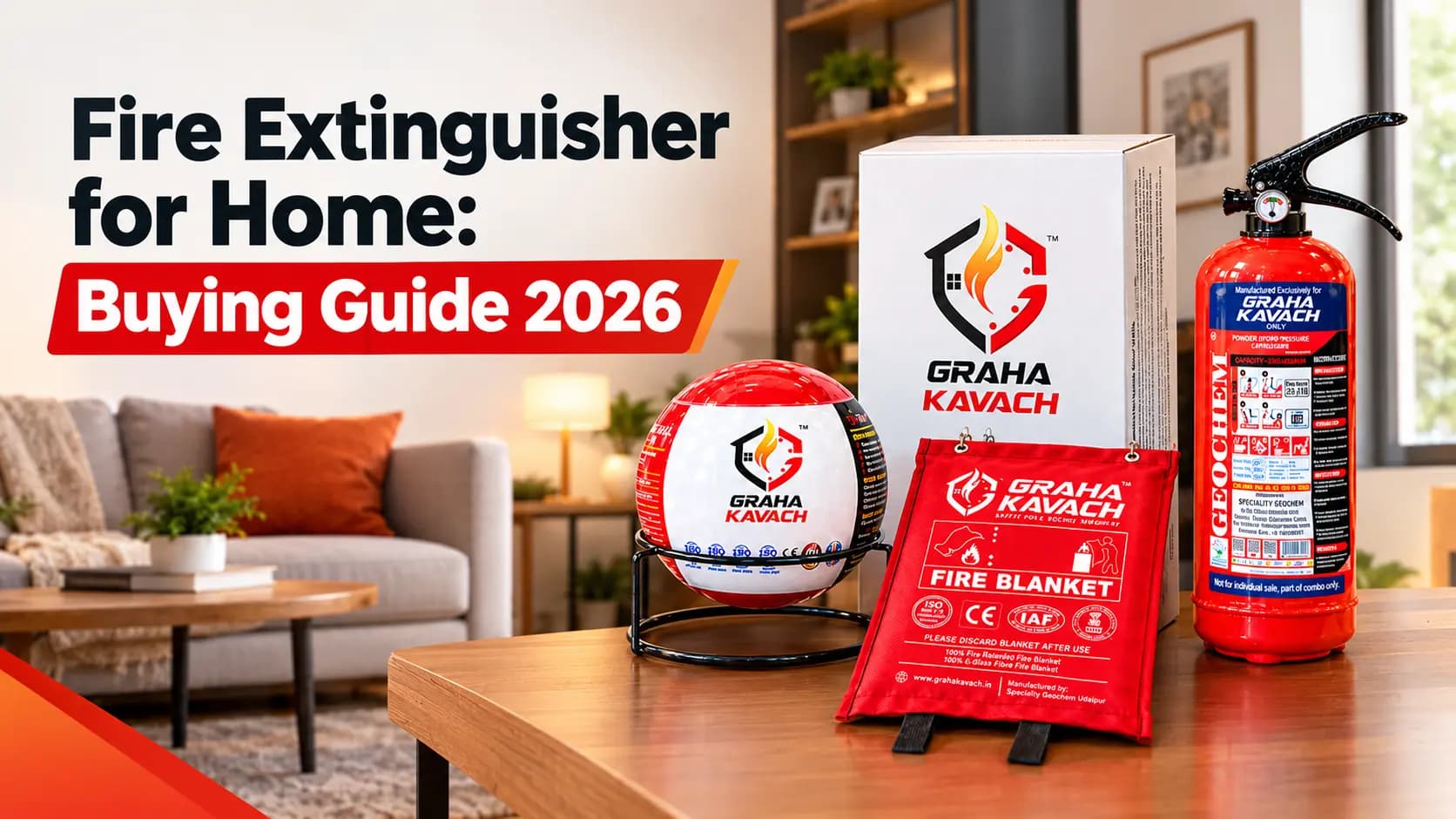 Fire extinguisher for home: India buying guide 2026